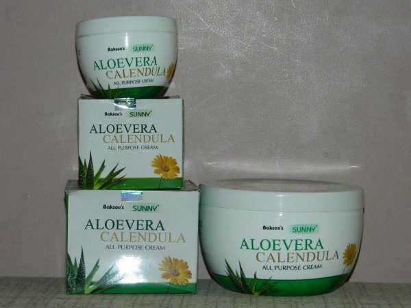SUNNY ALOEVERA CALENDULA CREAM [ BAKSON ]