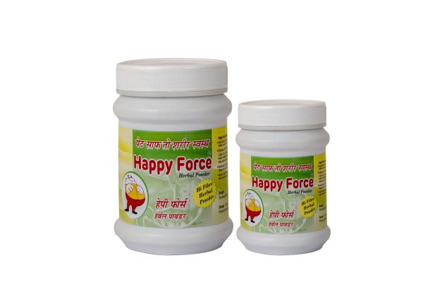 Happy Force Herbal Powder – Ayurvedic Isabgol Blend for Constipation, Gas & Acidity Relief