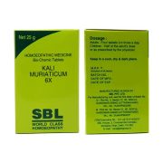SBL Kali MuriaticumBiochemic Tablet 3x,6x,12x,30x,200x
